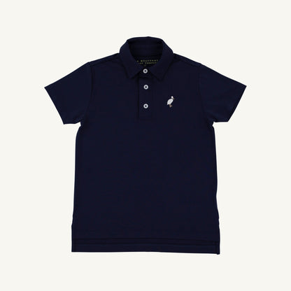 Beaufort Bonnet Prepletic™ Prim & Proper Polo - Nantucket Navy