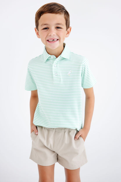 Beaufort Bonnet Sheffield Shorts - Keeneland Khaki with Keeneland Khaki Stork