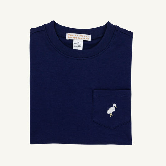 Beaufort Bonnet Carter Crewneck - Nantucket Navy & Multicolor Stork