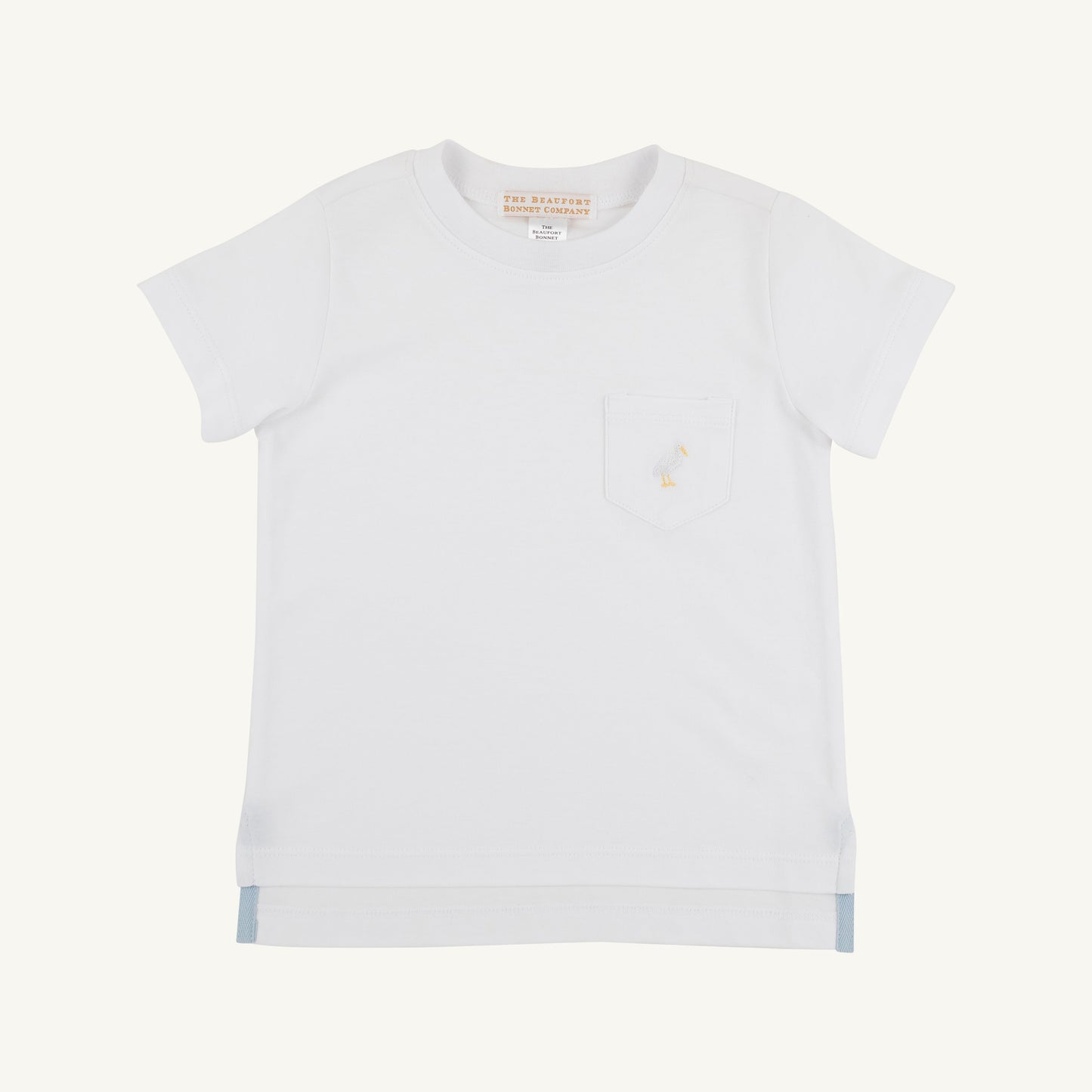 Beaufort Bonnet Carter Crewneck - Worth Avenue White with Multicolor Stork