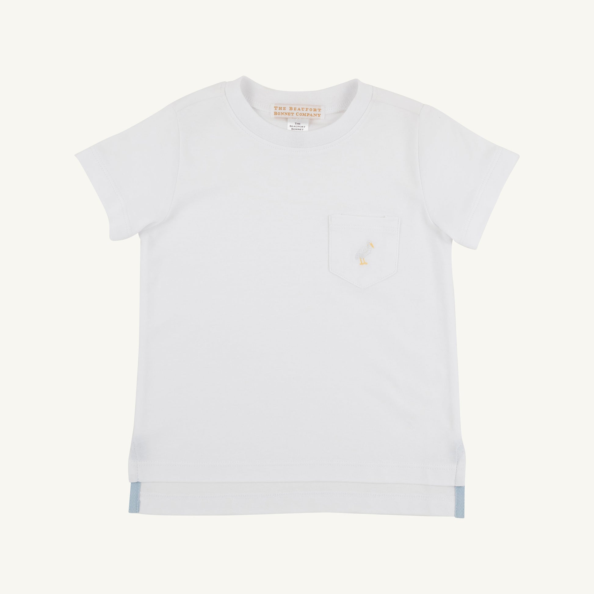 Beaufort Bonnet Carter Crewneck - Worth Avenue White with Multicolor Stork