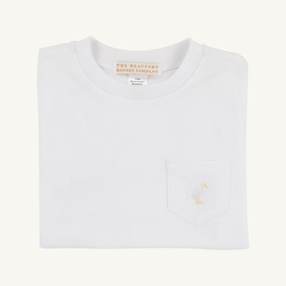 Beaufort Bonnet Carter Crewneck - Worth Avenue White with Multicolor Stork