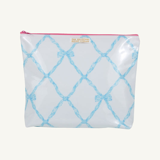 Beaufort Bonnet Duchess Ditty Bag - Buckhead Blue Belle Meade Bow
