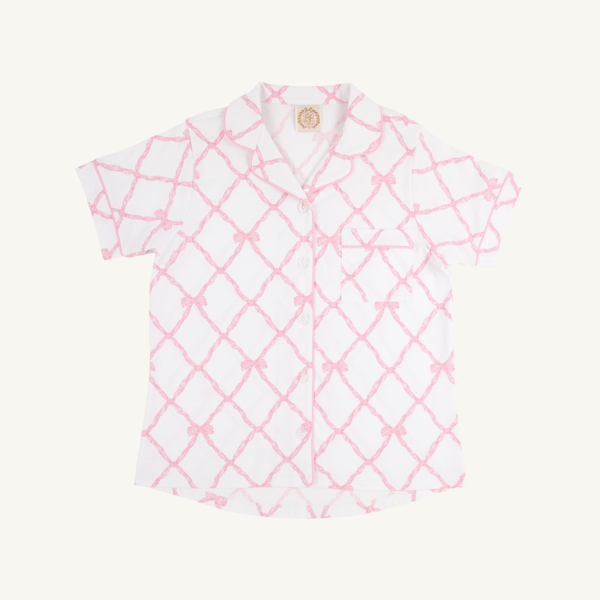 Beaufort Bonnet Let Me Lounge Short Sleeve Top (Women) - Belle Meade Bow