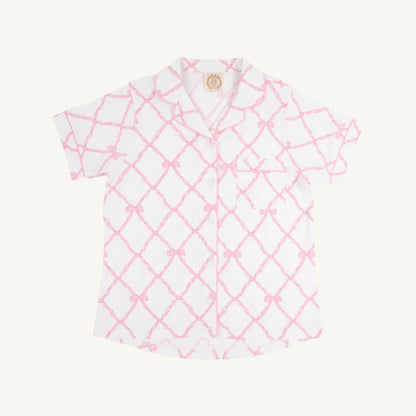 Beaufort Bonnet Let Me Lounge Short Sleeve Top (Women) - Belle Meade Bow