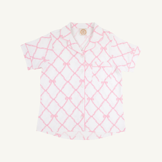 Beaufort Bonnet Let Me Lounge Short Sleeve Top (Women) - Belle Meade Bow