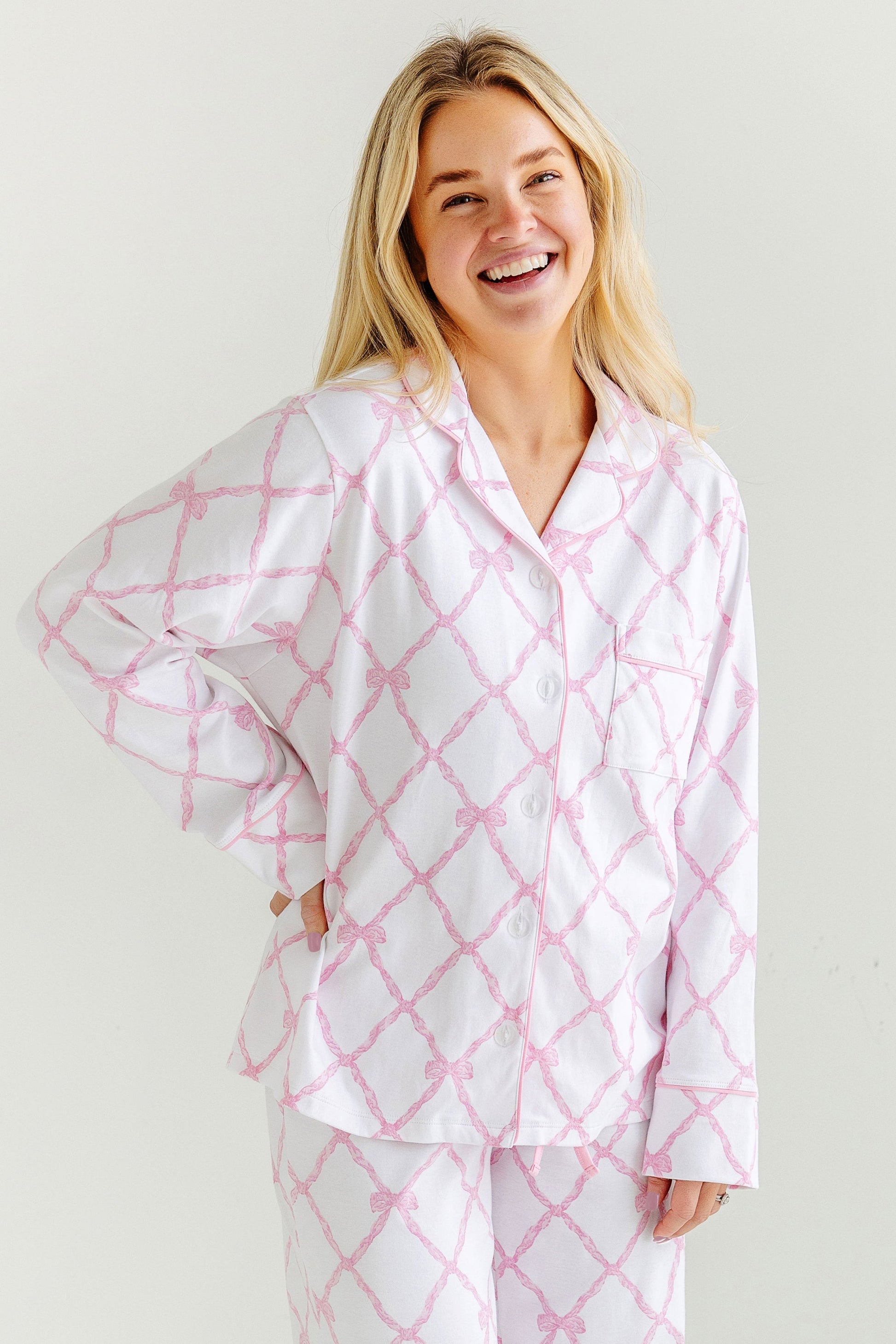 Beaufort Bonnet Let Me Lounge Long Sleeve Top (Women) - Belle Meade Bow
