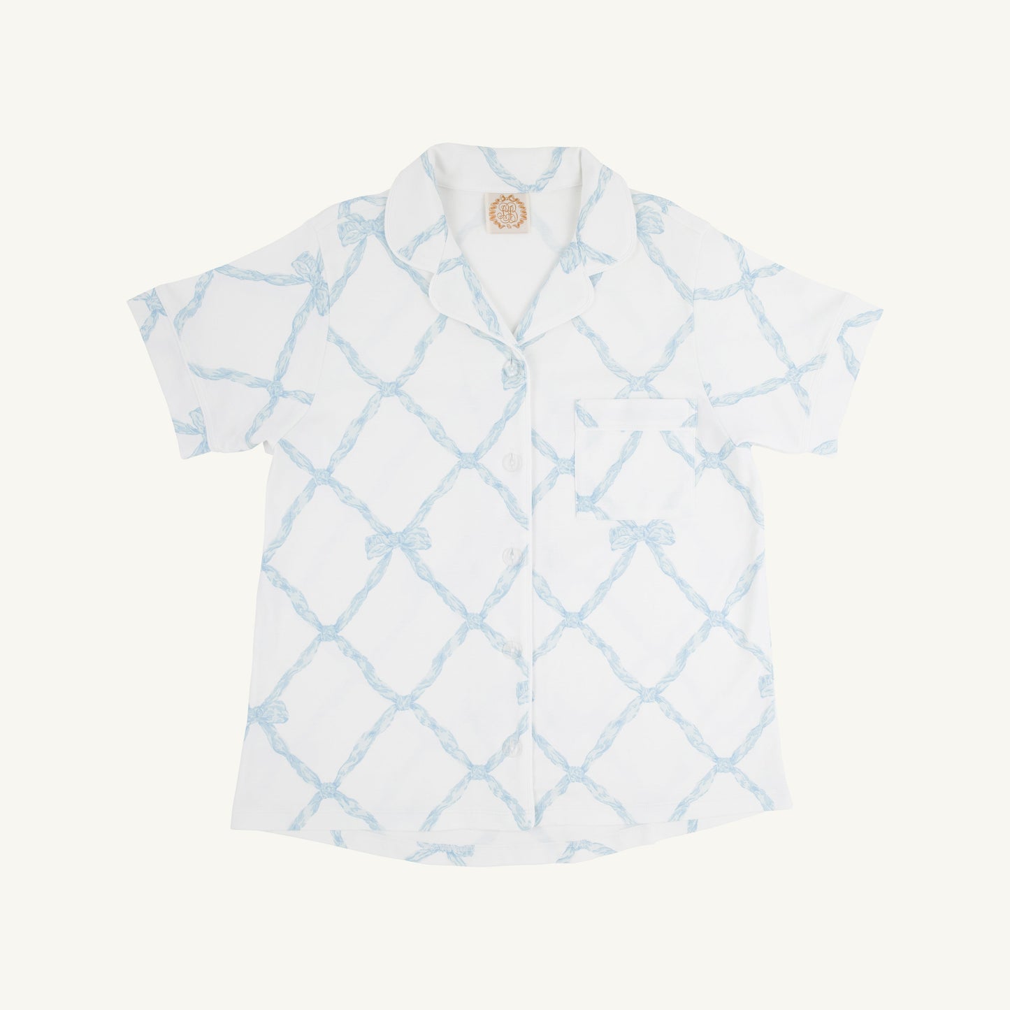 Beaufort Bonnet Let Me Lounge Short Sleeve Top (Women) - Buckhead Blue Belle