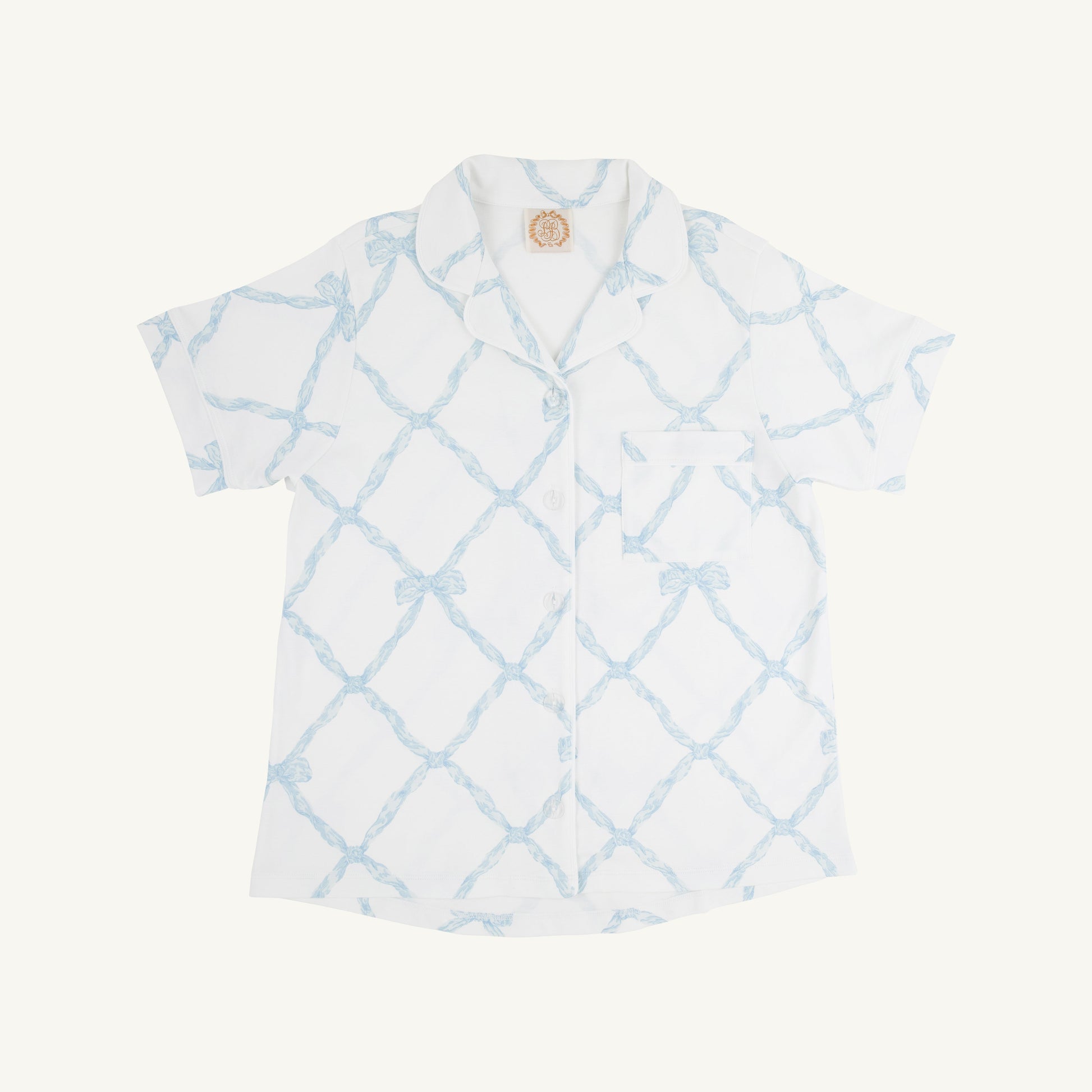 Beaufort Bonnet Let Me Lounge Short Sleeve Top (Women) - Buckhead Blue Belle