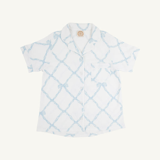 Beaufort Bonnet Let Me Lounge Short Sleeve Top (Women) - Buckhead Blue Belle