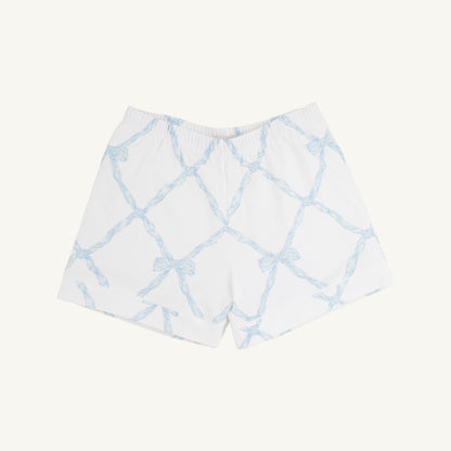 Beaufort Bonnet Let Me Lounge Shorts (Women) - Buckhead Blue Belle Meade Bow