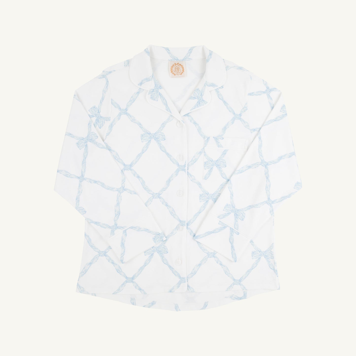 Beaufort Bonnet Let Me Lounge Long Sleeve Top (Women) - Buckhead Blue Belle