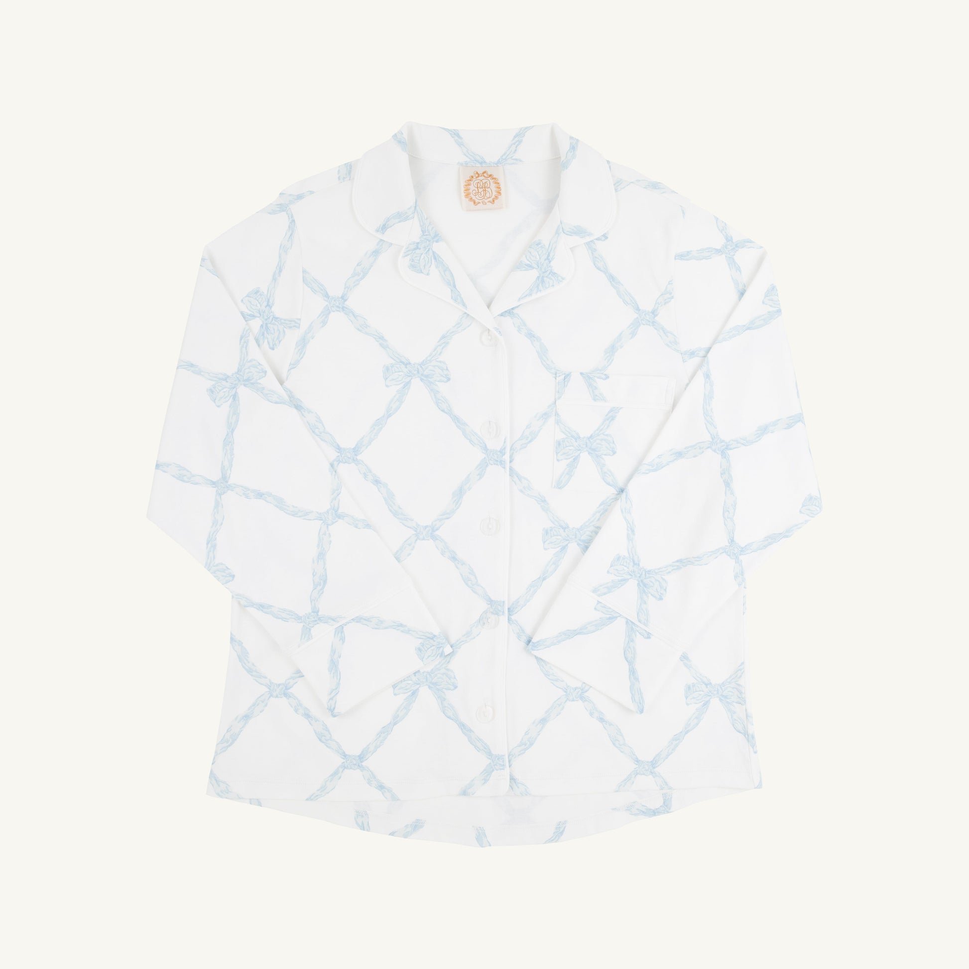 Beaufort Bonnet Let Me Lounge Long Sleeve Top (Women) - Buckhead Blue Belle