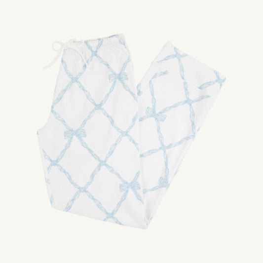 Beaufort Bonnet Let Me Lounge Pants (Women) - Buckhead Blue Belle Meade Bow