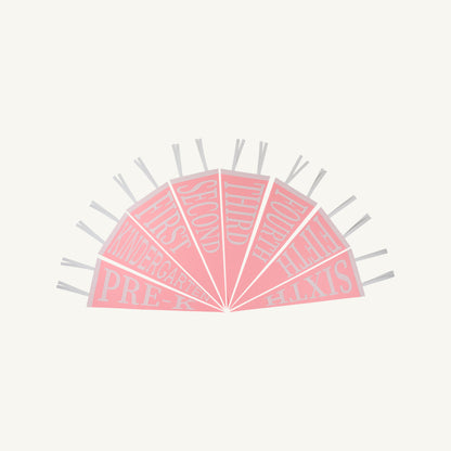 Beaufort Bonnet Back to School Pennants - Hamptons Hot Pink
