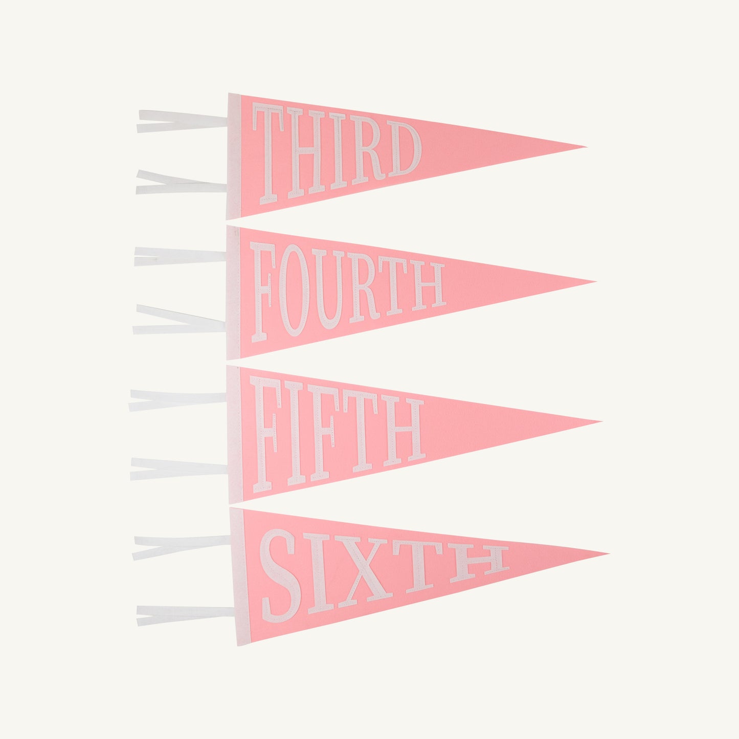 Beaufort Bonnet Back to School Pennants - Hamptons Hot Pink