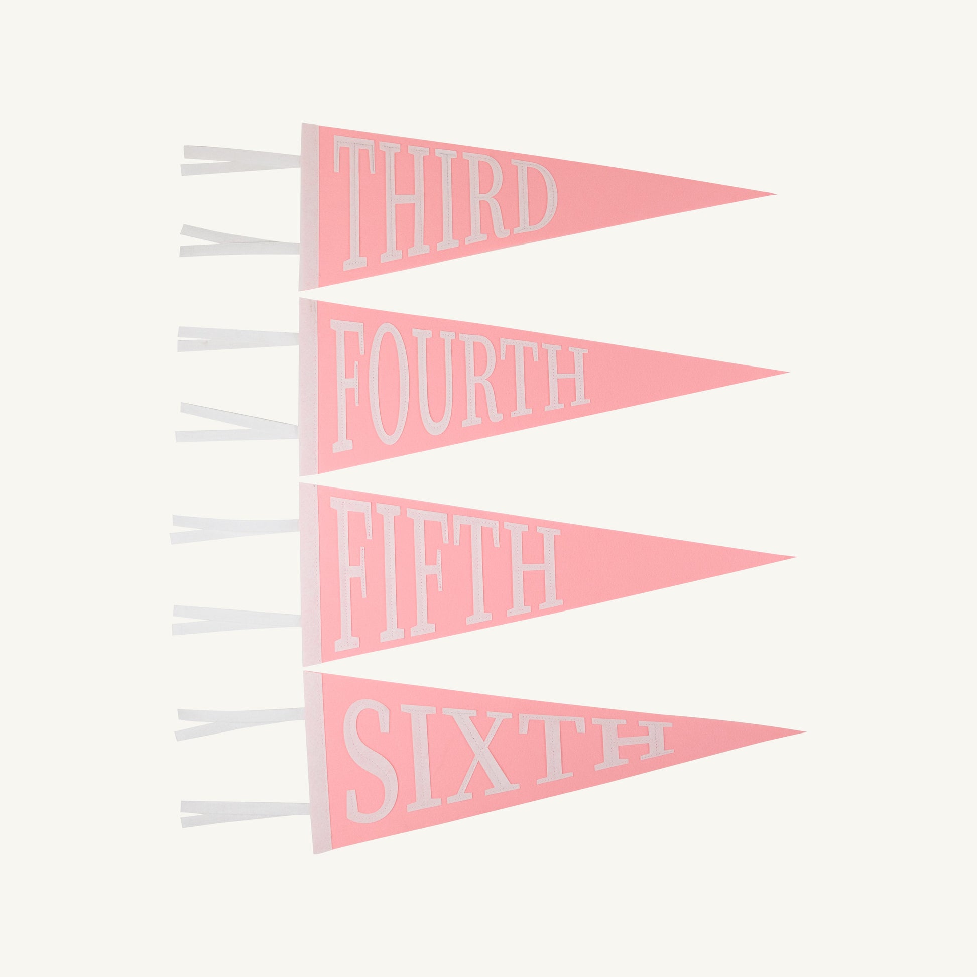 Beaufort Bonnet Back to School Pennants - Hamptons Hot Pink