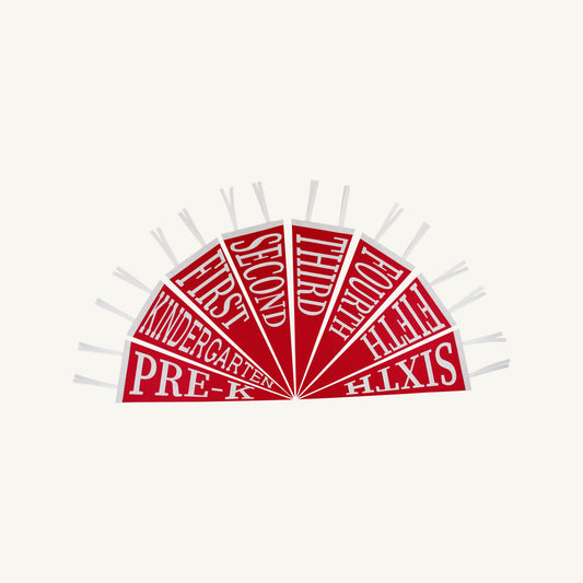 Beaufort Bonnet Back to School Pennants - Richmond Red
