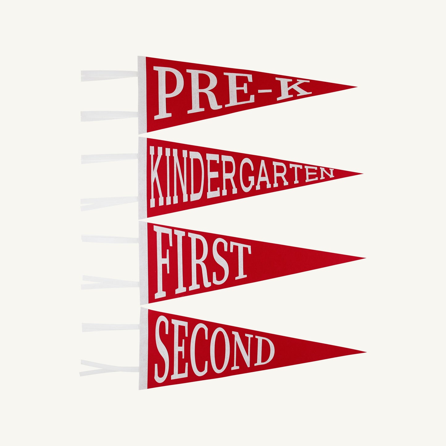 Beaufort Bonnet Back to School Pennants - Richmond Red