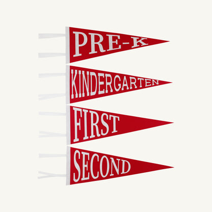 Beaufort Bonnet Back to School Pennants - Richmond Red