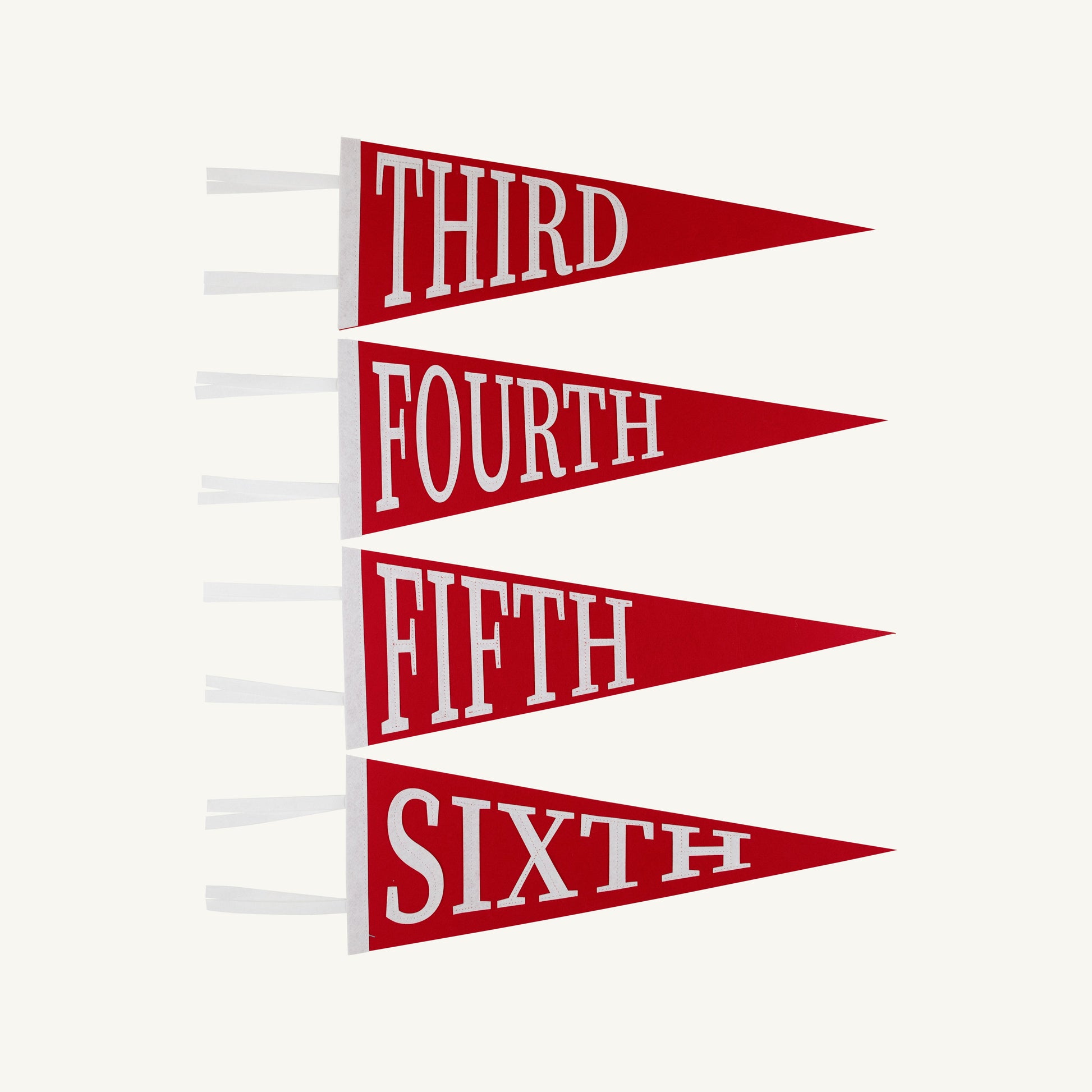 Beaufort Bonnet Back to School Pennants - Richmond Red