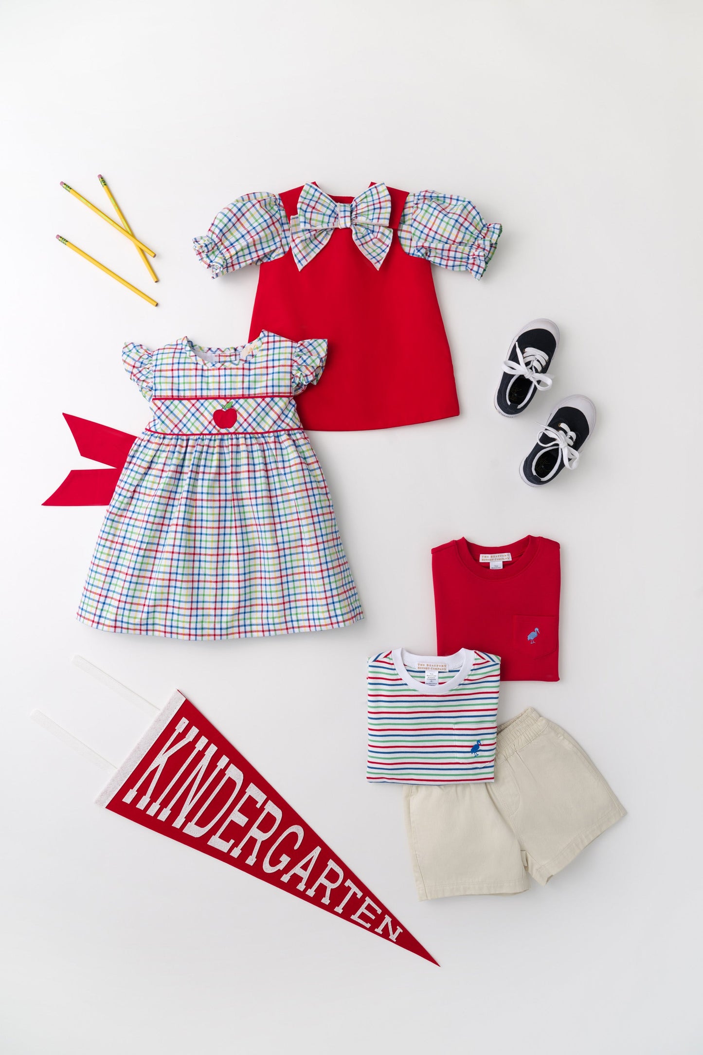 Beaufort Bonnet Back to School Pennants - Richmond Red