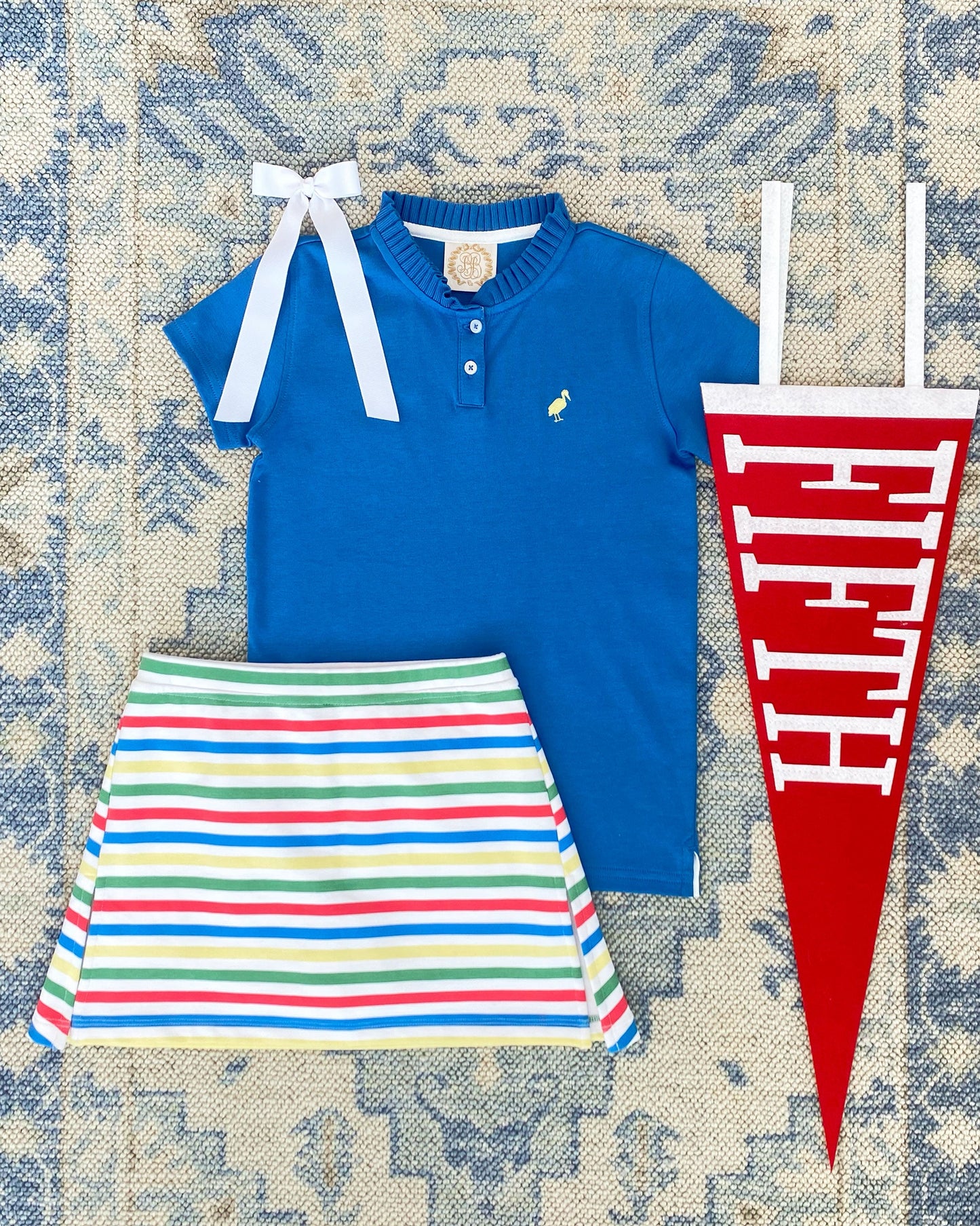 Beaufort Bonnet Back to School Pennants - Richmond Red