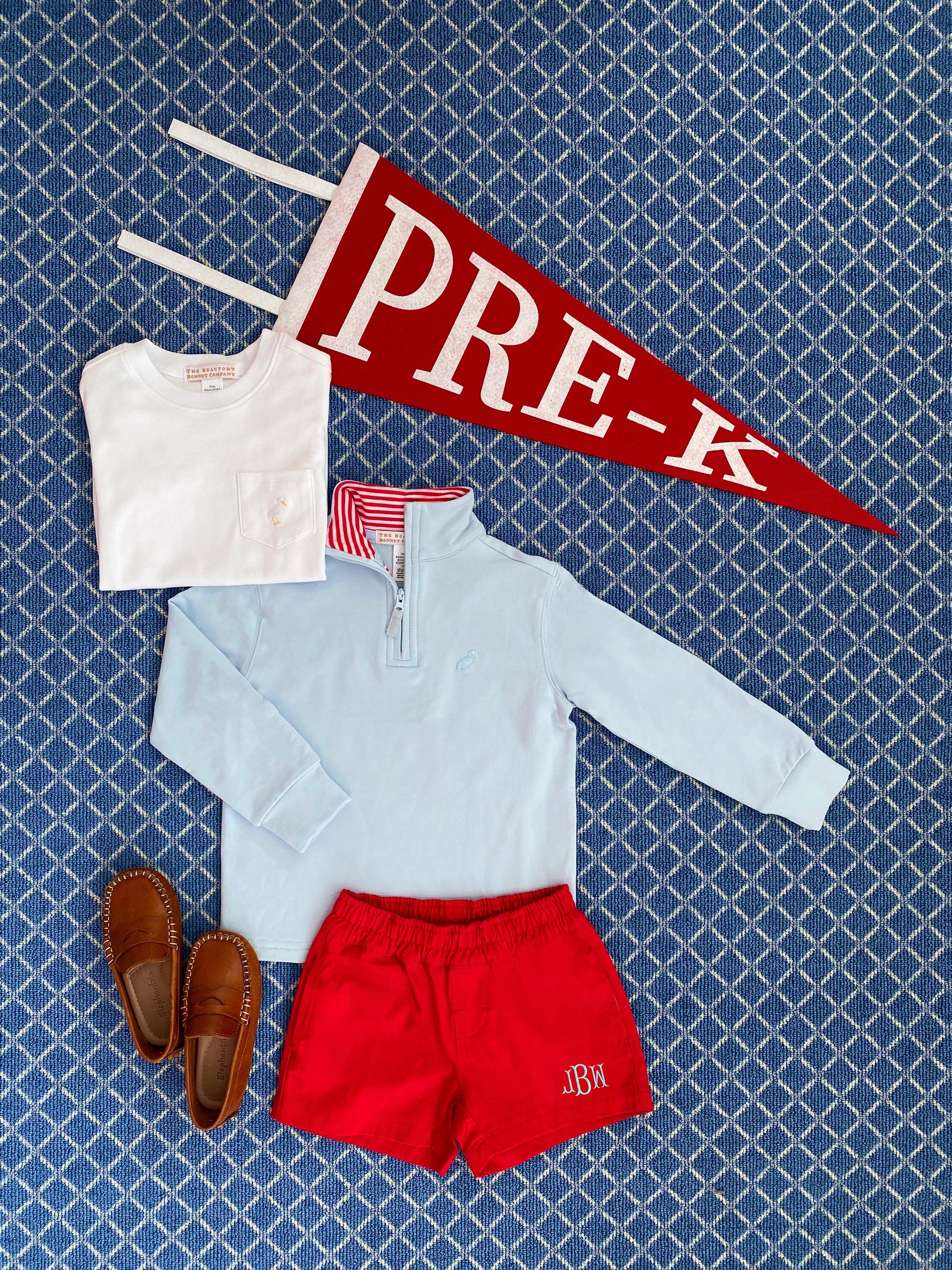 Beaufort Bonnet Back to School Pennants - Richmond Red