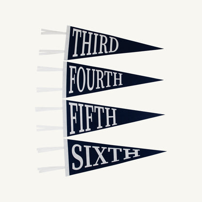 Beaufort Bonnet Back to School Pennants - Nantucket Navy