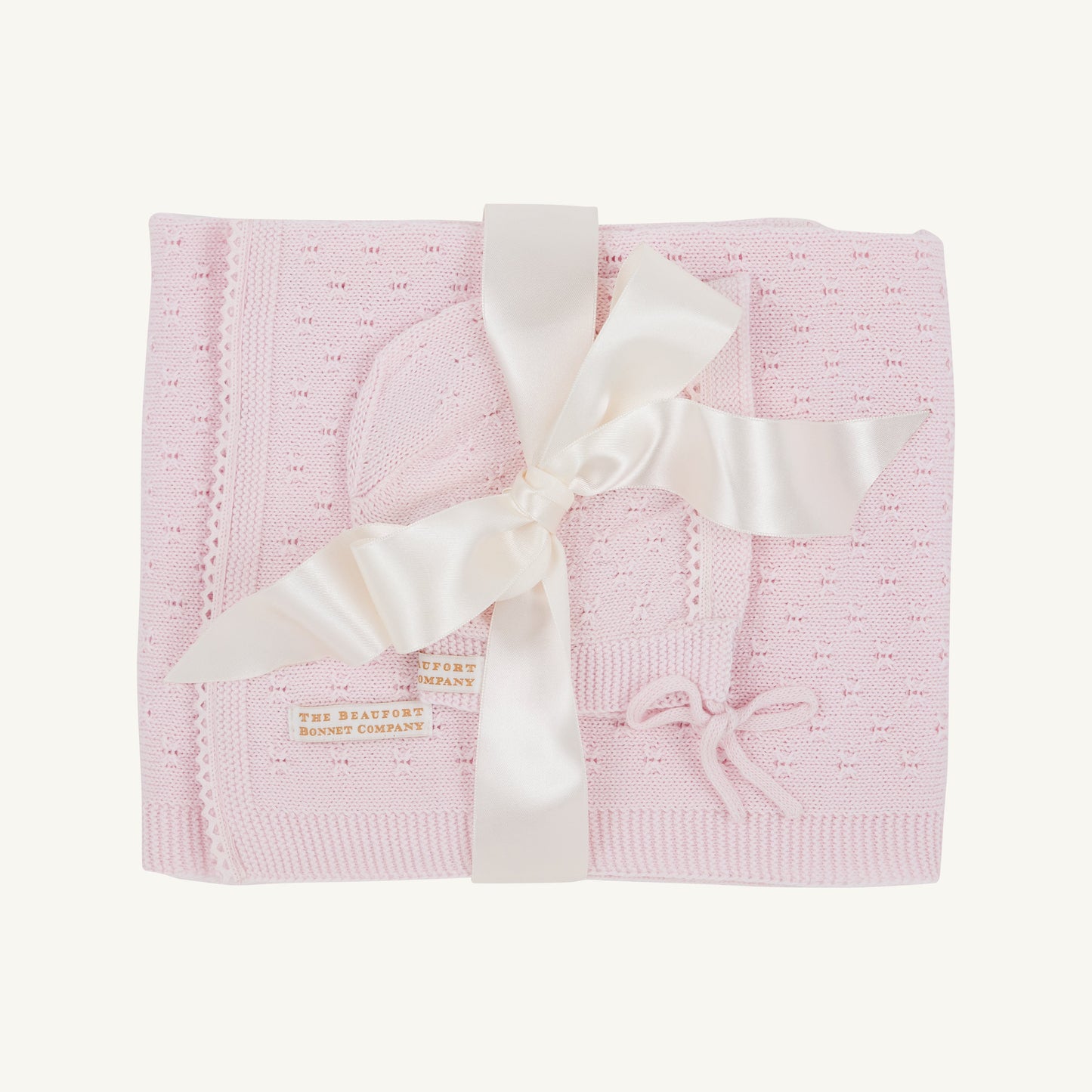 Beaufort Bonnet Ramsey Receiving Set - Palm Beach Pink