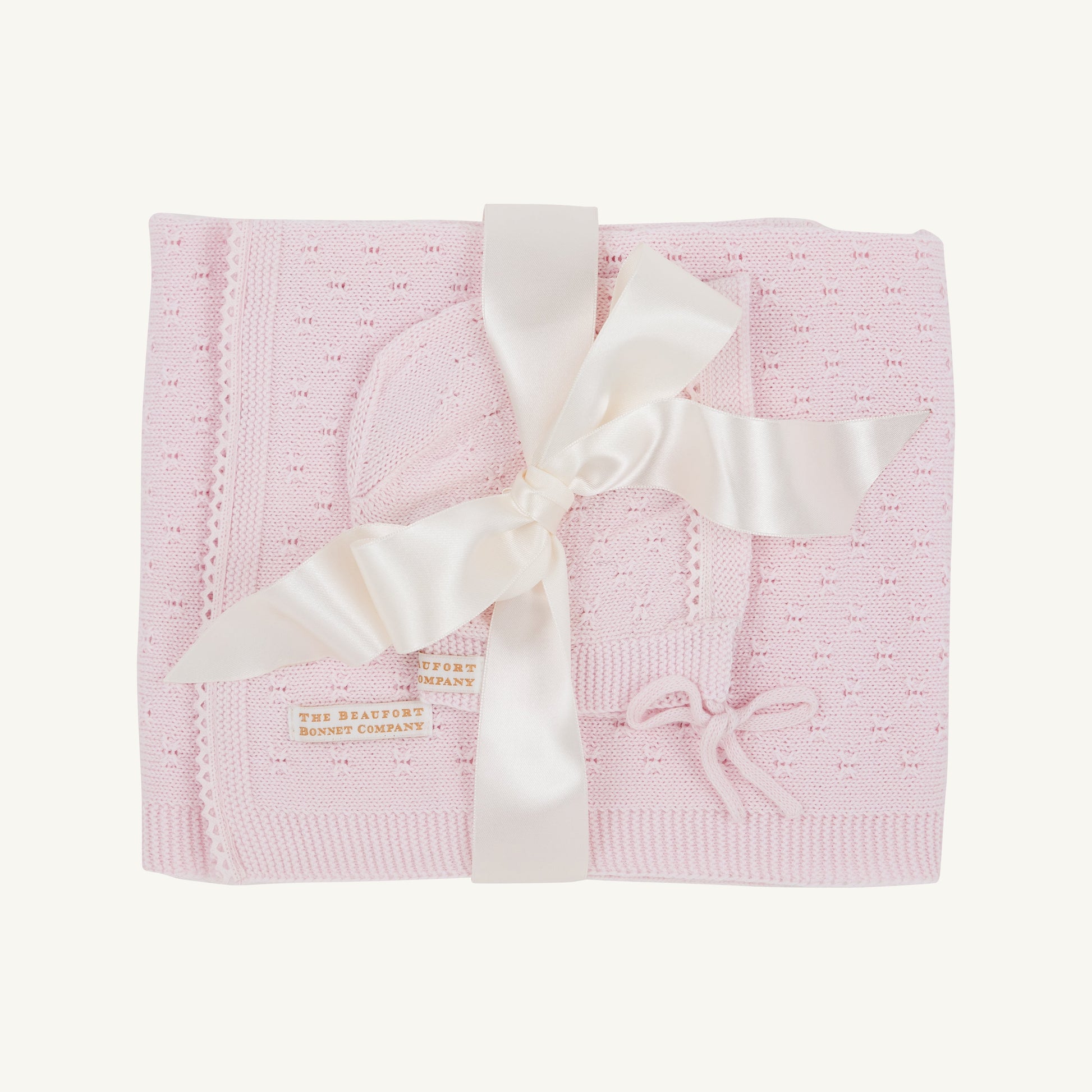 Beaufort Bonnet Ramsey Receiving Set - Palm Beach Pink