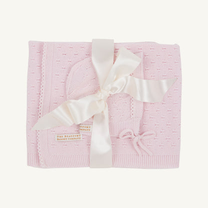 Beaufort Bonnet Ramsey Receiving Set - Palm Beach Pink