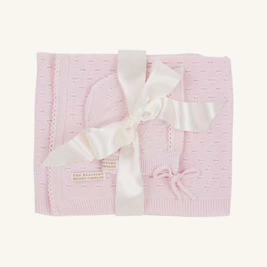 Beaufort Bonnet Ramsey Receiving Set - Palm Beach Pink