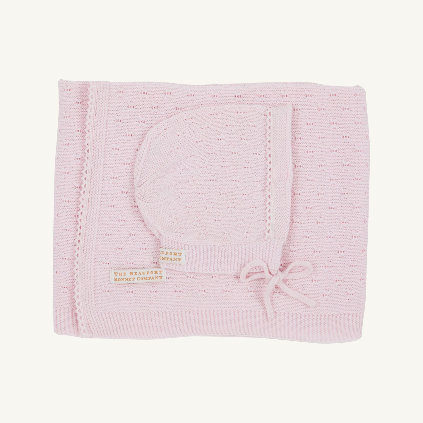 Beaufort Bonnet Ramsey Receiving Set - Palm Beach Pink