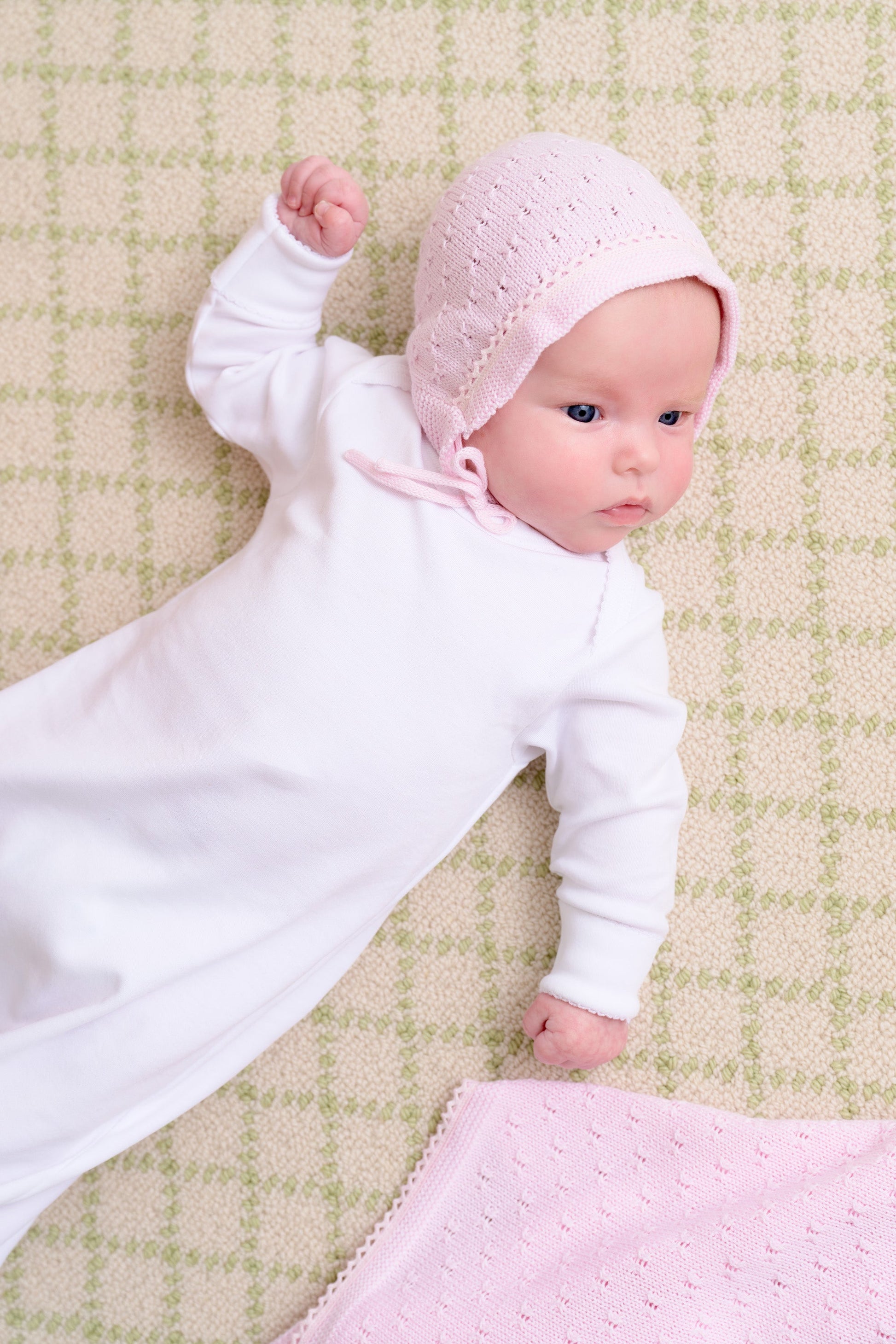Beaufort Bonnet Ramsey Receiving Set - Palm Beach Pink