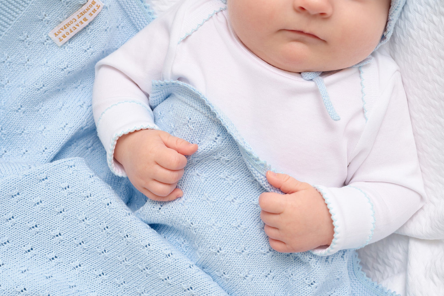 Beaufort Bonnet Ramsey Receiving Set - Buckhead Blue