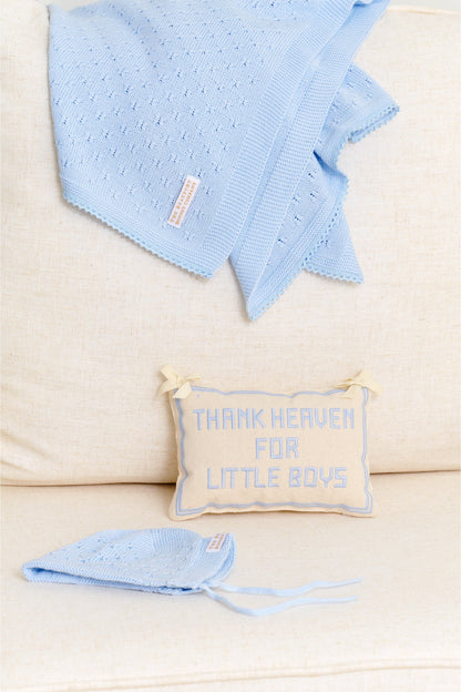 Beaufort Bonnet Ramsey Receiving Set - Buckhead Blue
