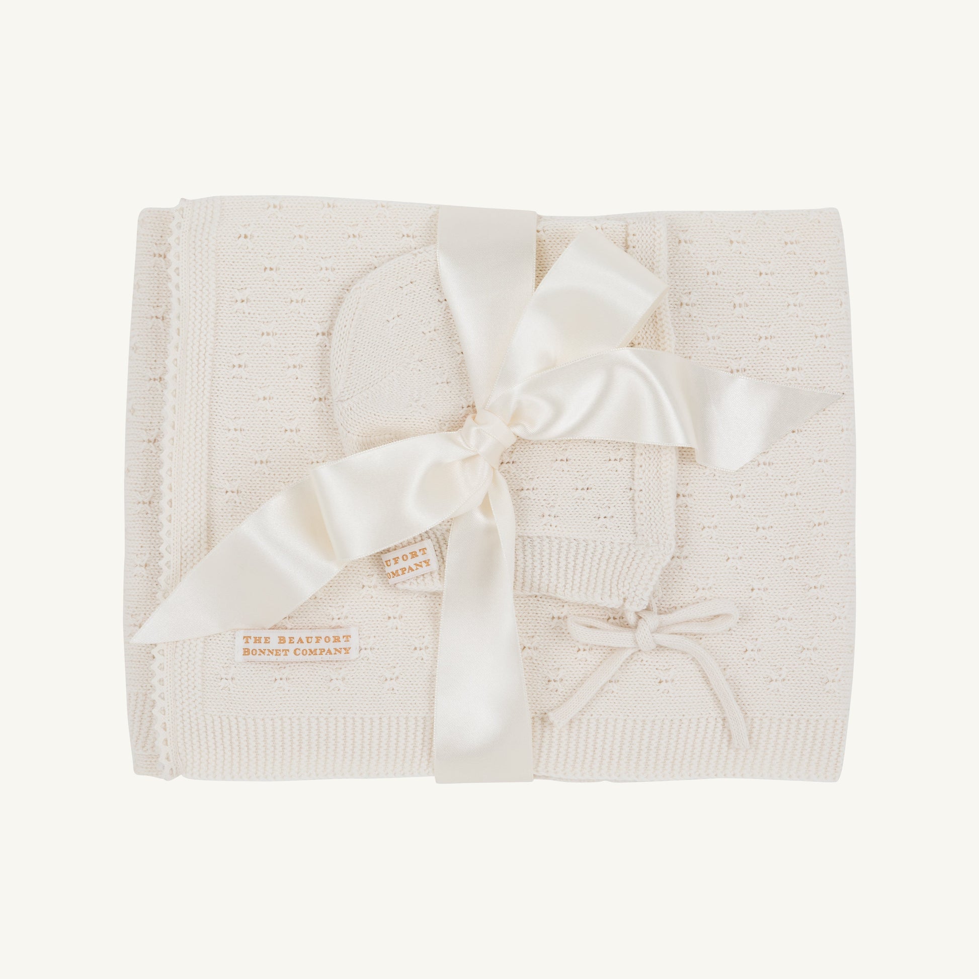 Beaufort Bonnet Ramsey Receiving Set - Palmetto Pearl