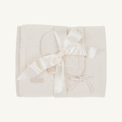 Beaufort Bonnet Ramsey Receiving Set - Palmetto Pearl