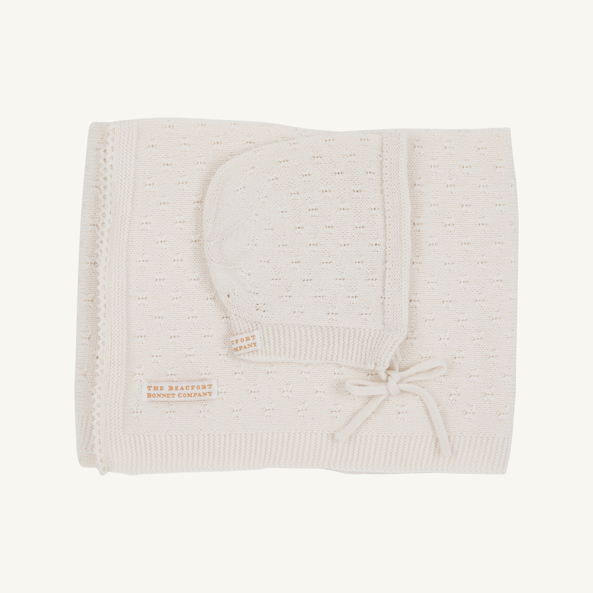 Beaufort Bonnet Ramsey Receiving Set - Palmetto Pearl