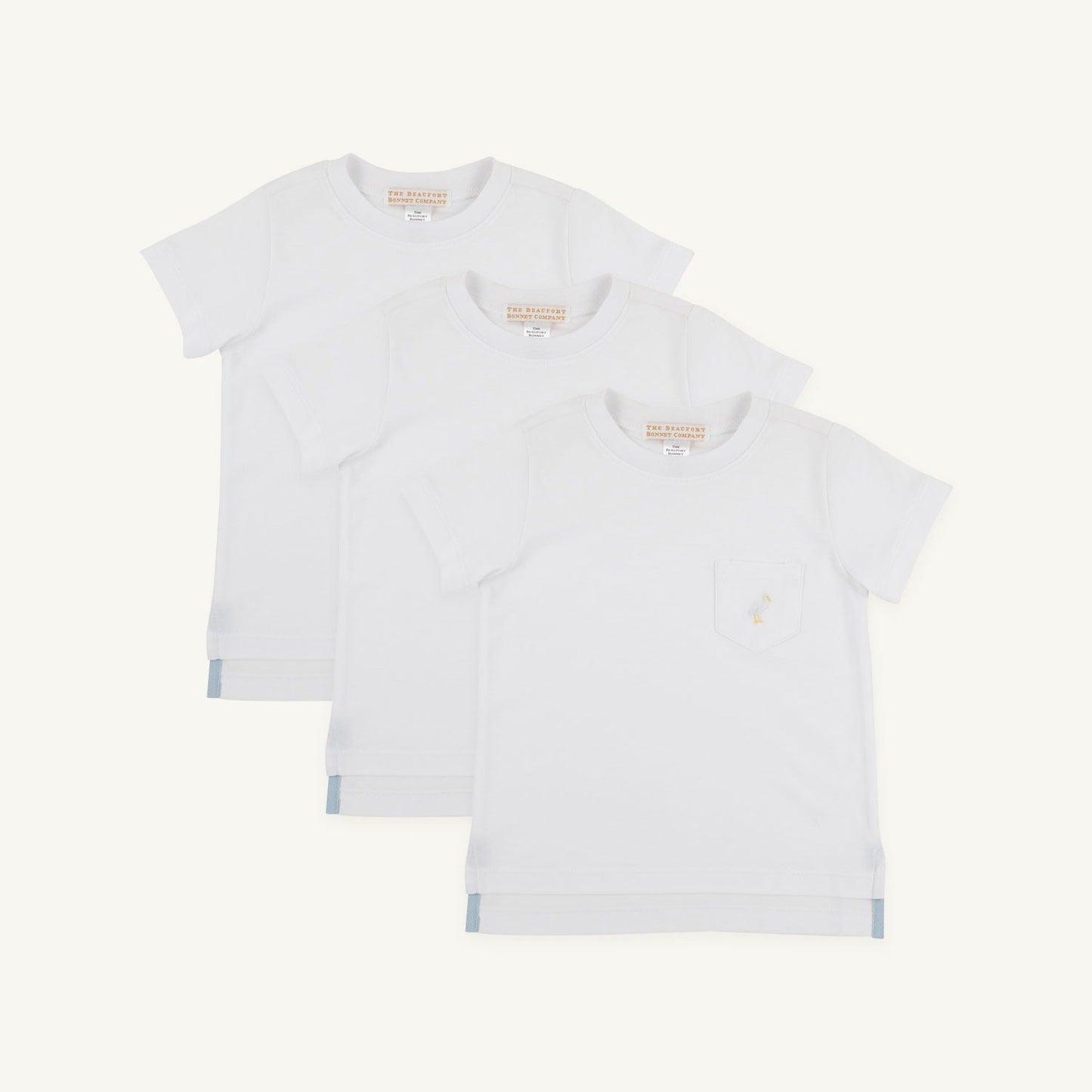 Beaufort Bonnet Carter Crewneck (3-Pack) - Worth Avenue White