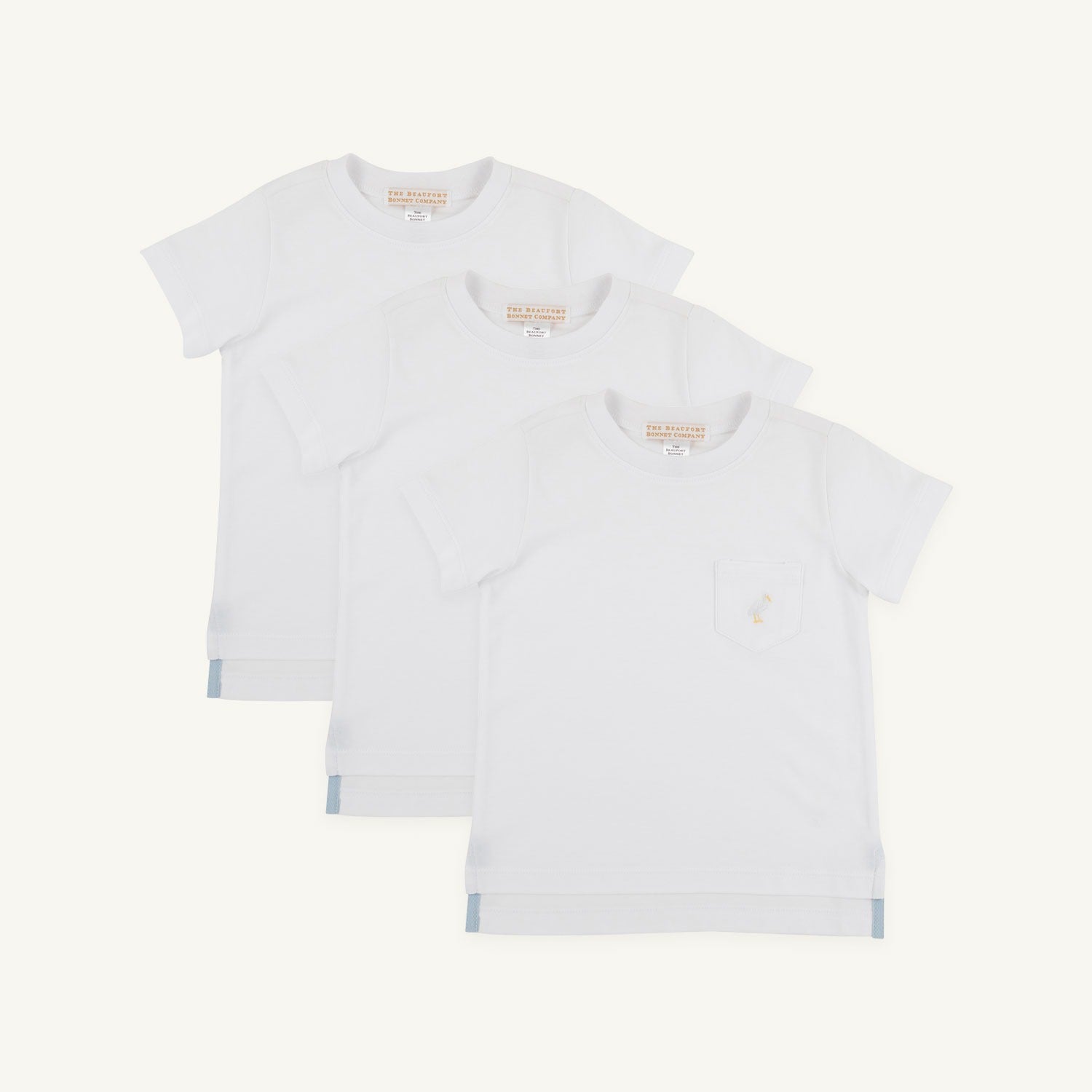 Beaufort Bonnet Carter Crewneck (3-Pack) - Worth Avenue White