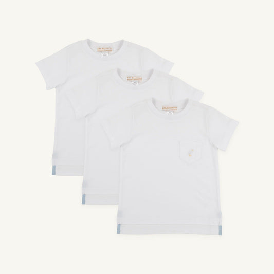 Beaufort Bonnet Carter Crewneck (3-Pack) - Worth Avenue White