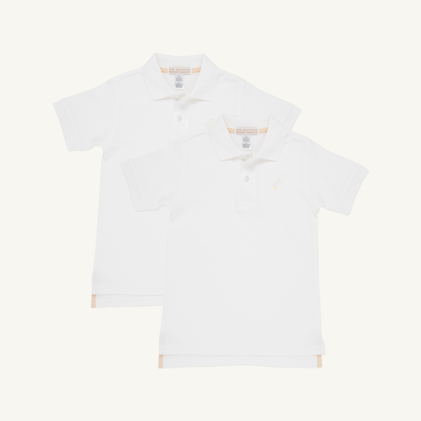 Beaufort Bonnet Prim & Proper Polo (2-Pack) - Worth Avenue White