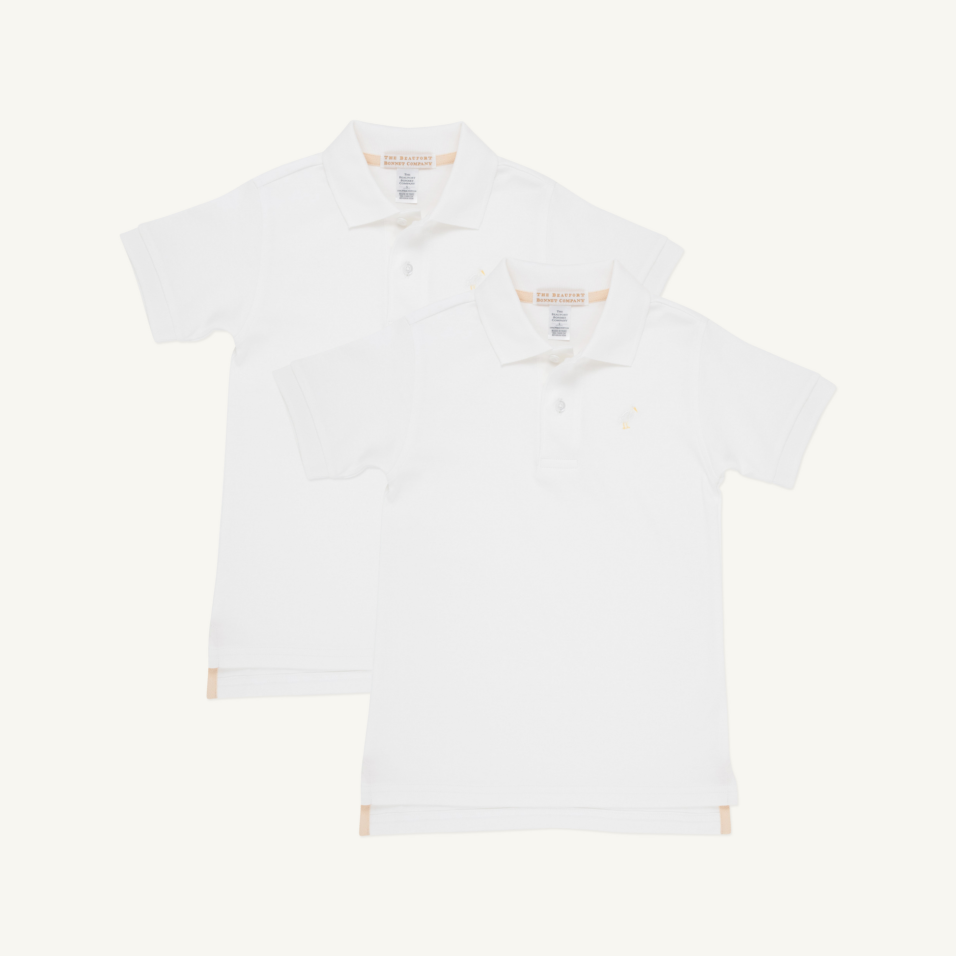 Beaufort Bonnet Prim & Proper Polo (2-Pack) - Worth Avenue White