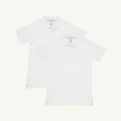 Beaufort Bonnet Prim & Proper Polo (2-Pack) - Worth Avenue White