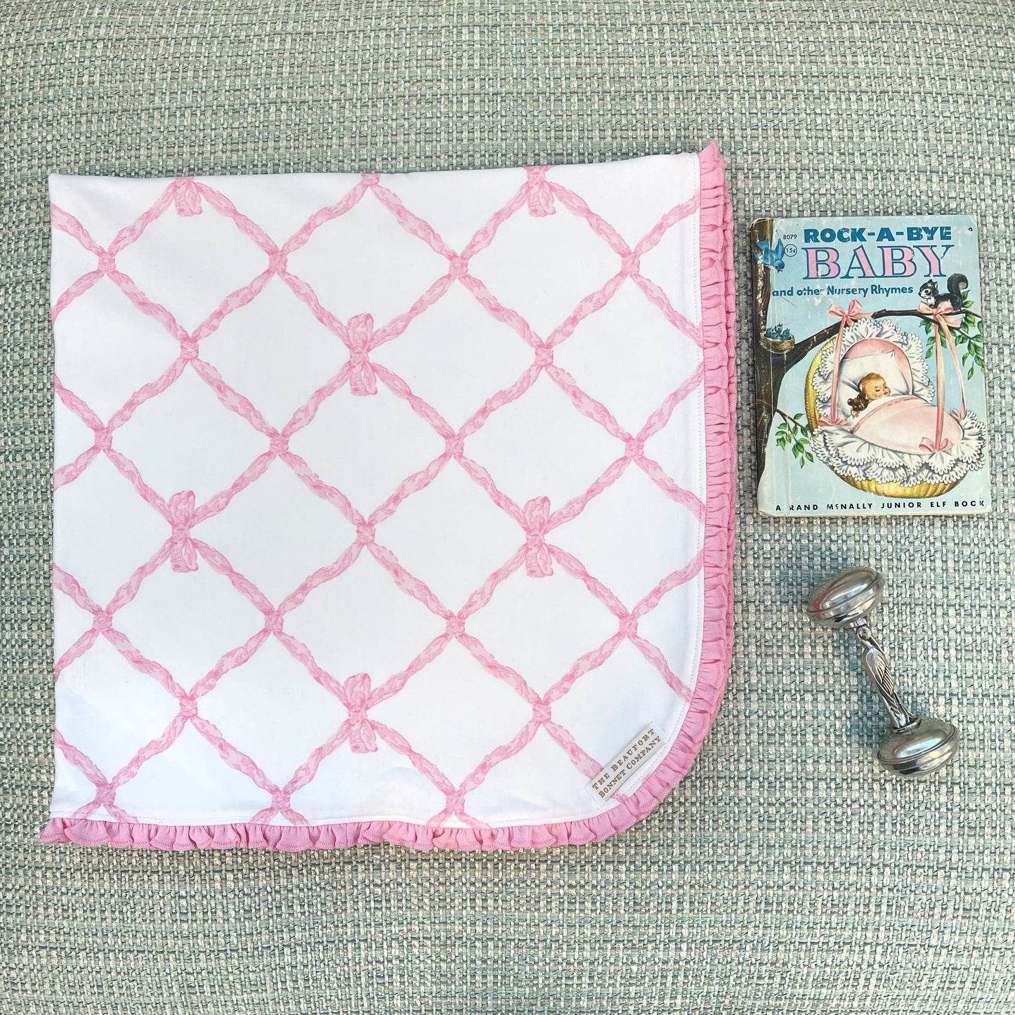 Beaufort Bonnet Belle Meade Bow Bundle - Baby Blanket, Burp Cloth, Bib