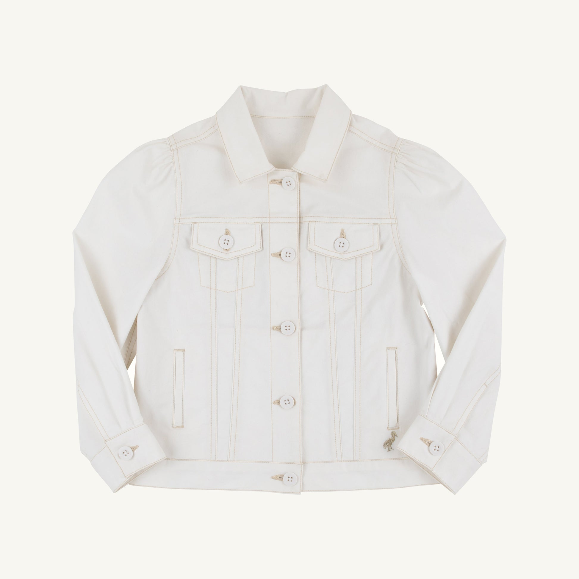 Beaufort Bonnet Darley's Denim Jacket - Worth Avenue White