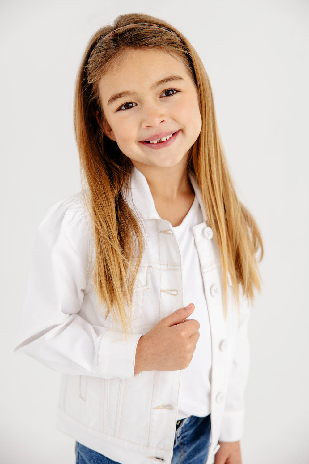 Beaufort Bonnet Darley's Denim Jacket - Worth Avenue White