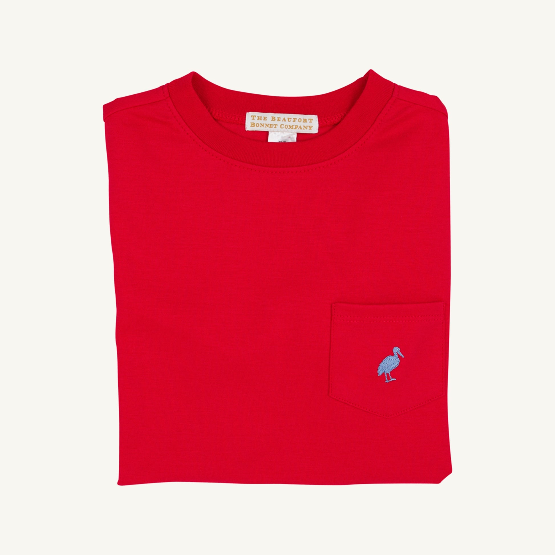 Beaufort Bonnet Carter Crewneck - Richmond Red & Park City Periwinkle Stork